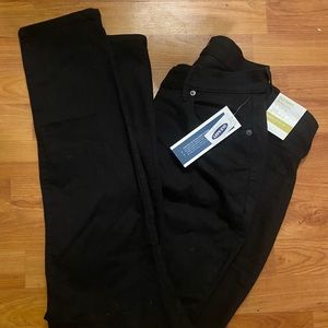 Old Navy Black Curvy Mid-Rise Jeans Size 14
